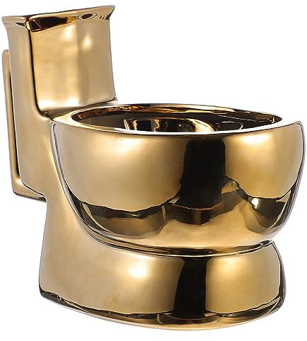 COLLBATH 1pc Toilet Shaped Cup Funny Ceramic Water Mug Decoration for Home Office Use Ergonomic Design Unique Design for Fun Gatherings