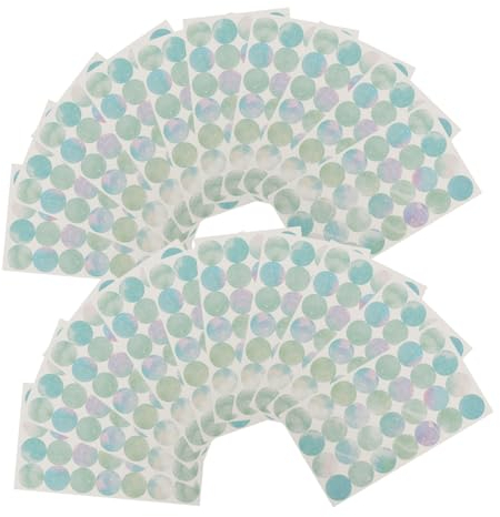 Tofficu 20 Sheets Hole Punch Reinforcement Stickers Self-Adhesive Repair Labels for Loose Leaf Paper Sturdy Hole Reinforcers for Binders and Notebooks