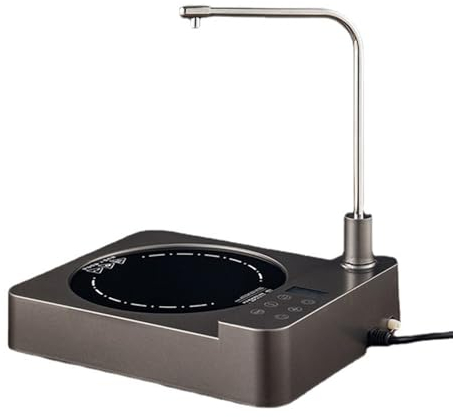 Fornello Elettrico in Ceramica- Piccola Macchina per il Tè con Pompaggio dell'Acqua con Funzione di Riempimento Automatico dell'Acqua, Regolazione dell'Ingranaggio da 70 W a 1200 W,A