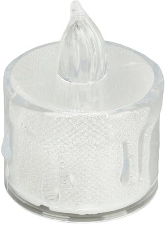 XHTLLO 24 pièces bougies chauffe-plat LED sans flamme, fausses bougies chauffe-plat alimentées par batterie avec flamme de simulation pour ambiance romantique, mariages