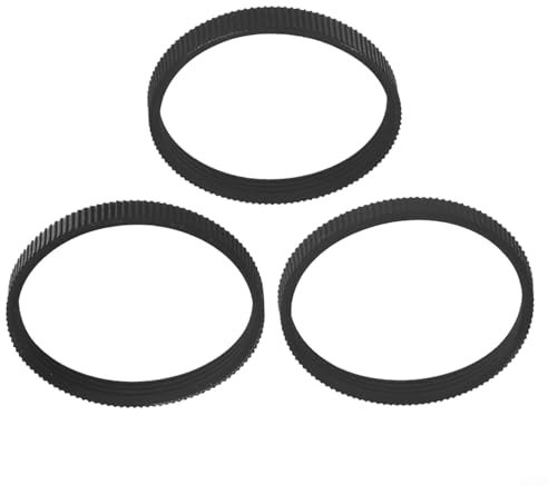 Antriebsriemen-Set aus Gummi, für elektrische Hobelmaschinen, perfekte Passform für Modelle einschließlich N1923B, 3er-Pack