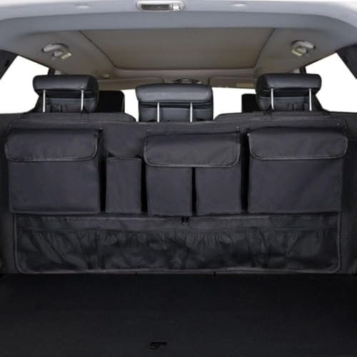 TYREEDE Kofferraumtasche Auto, für FIAT 500 500X 500L Kofferraum Auto Aufbewahrungstasche Aufbewahrungstasche Für Die Rückenlehne Eines Autos,B