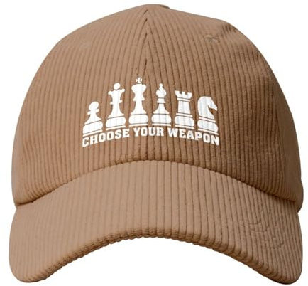 RDCGRS WÄHLEN SIE IHRE Waffe Muster Herren Baseballkappe Casual Weicher Cord Papa Caps Unisex Verstellbar Niedriges Profil Unstrukturierte Hüte