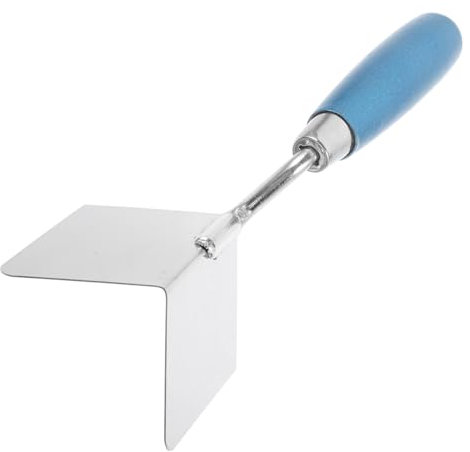 SHINEOFI Spatola Angolare Acciaio Inossidabile per Interni Strumento Multifunzionale per Cartongesso con Ergonomico per Rifinitura e Bordature