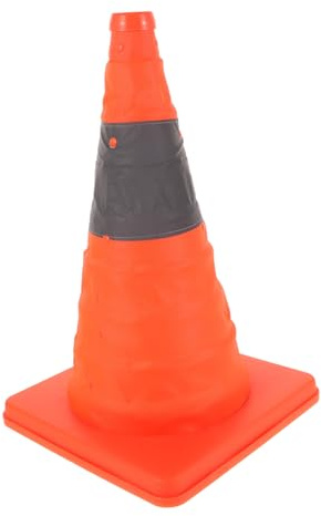 Luxshiny Cone Sicurezza Stradale Pieghevole Collare Riflettente Per Sicurezza Stradale Formazione Alla Parcheggi e All Aperto