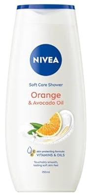 6er Pack - NIVEA Soft Care Shower Orange & Avocadoöl - 250ml
