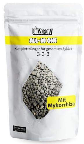 Bio2Grow All in One Dünger 4,5KG organisch Langzeitdünger für Wachstum & Blüte Garten Pflanzen