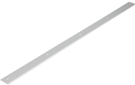 cyclingcolors 1x Jonction plan de travail 38mm profilé baguette de finition rayon 5mm 900mm, droite aluminium