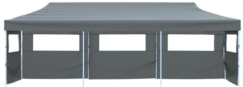 Tenda pop-up per feste con tetto resistente ai raggi UV e all'acqua, tenda da giardino con finestre trasparenti e telaio in acciaio, gazebo pieghevole per mercati e festival, tenda da festa completa