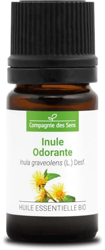 INULE ODORANTE BIO - 5mL - Huile Essentielle de Qualité Premium - 100% Pure, Naturelle, Garantie ChromaCert - Chémotypée et Intégrale - La Compagnie des Sens