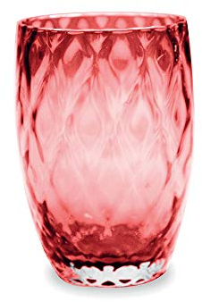 Set 6 Zafferano Losanghe Tumbler verre à eau rouge