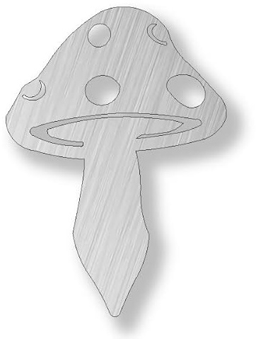 ARTTEC Pilz 2 (Gartenstecker) (3er Set, Edelstahl) - hochwertige Gartendeko aus Metall - Edelstahldeko für Garten, Balkon & Terasse - Metall Gartenstecker - Made in Germany