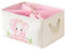 INough Cesta para Bebé para Regalo de Baby Shower, Cajas de Almacenamiento Plegables, Cesta de Almacenamiento Rosa para Niños, Cesta de Regalo Grande para Bebé para Dormitorio