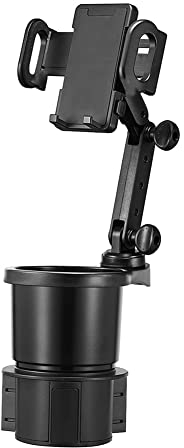 YFZCLYZAXET GeträNkehalter-Expander für das Auto, Um 360° Drehbar, GeträNkehalter, Telefonhalterung, Kompatibel mit/und Alle Smartphones