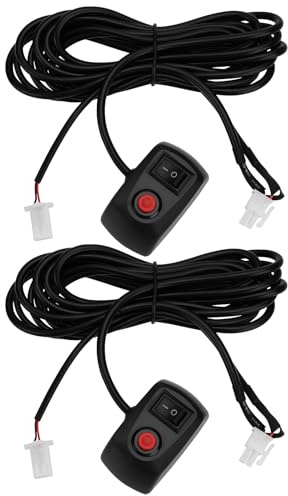 YINETTECH 2 Pièces Boîte Commutation Momentanée Marche/Arrêt 12V 24V DC pour Barres Lumineuses Balises Clignotantes Lumières Stroboscopiques LED pour Camion Récupération Feux Antibrouillard Conduite