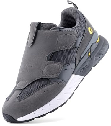 FitVille Laufschuhe Herren Walkingschuhe Extra Weit Sportschuhe Sneaker mit Klettverschluss Bequem Schuhe rutschfest Turnschuhe