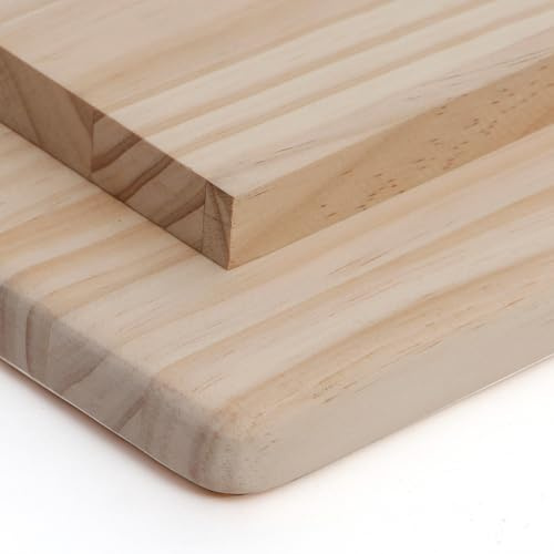 Tablero de pino alistonado macizo a medida en 18mm, 22mm o 30mm. Se envía lijado y listo para utilizar. Ideal para mesas, escritorios, muebles, estanterias, puertas y encimeras. (22mm, 150 x 70)