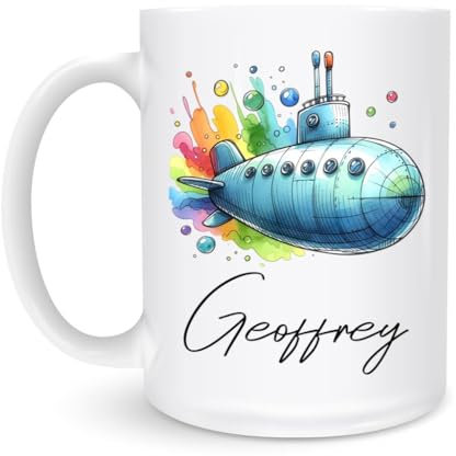 Stoneware Coffee Mug Submarine Tea Mug Modern Ceramic Mug Reusable Jumbo Mug for Home Beer 330Ml