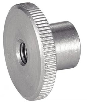 Ecrou M4 rond moleté INOX type haut