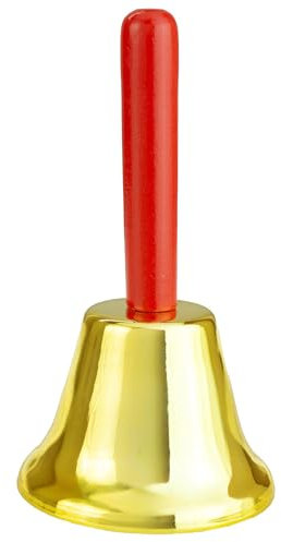 W WIDMANN MILANO Party Fashion - Campana di Babbo Natale, 15 cm, campana natalizia, campana da tavolo