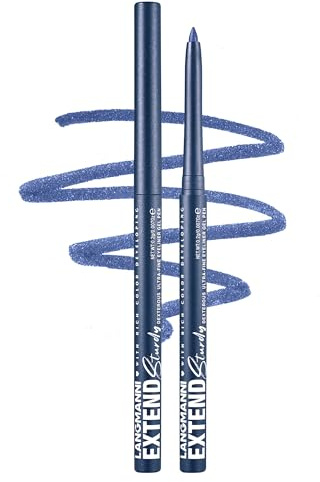Erinde Blå eyeliner vattentät, Long Lasting & Waterproof Eye Liner Pen, Matt Blue Roterande Penna, Kajalpenna, Creamy Lidstrich Pen
