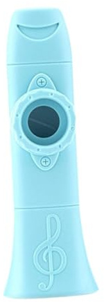 Oshhni Kazoo Mini Kazoo Ausbildung leicht zu spielen Party -Gefälligkeiten mit Membranes Verstellbarer Ton für Klavier -Keyboard -Geigenliebhaber, Blau