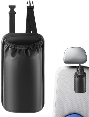 BASSO FIZIO FIGAMENTO AUTO AUTO, Porta del fuoco estintore - Borsa estintore forte multifunzionale, Pacchetto porta per sacchetto di stoccaggio per tazza d'acqua per seggiolino per auto, installazione