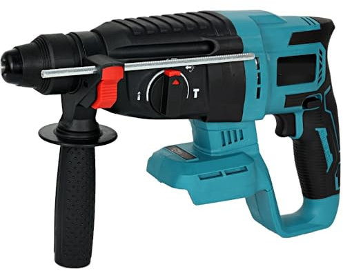 Marteau perforateur, Perceuse à percussion électrique sans fil 18 V 26 mm, 3500 tr/min, multifonction, sans batterie,Sécurité et confort
