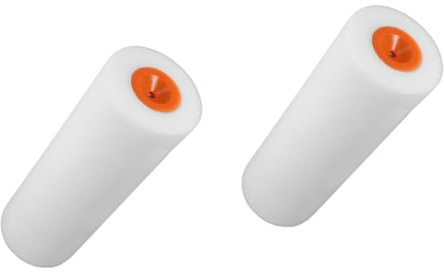HOMSFOU 2pcs Home Paint Supplies Painting Supplies for House Painters Smooth Streak-Finish Paint Roller Comfortable Grip Handle
