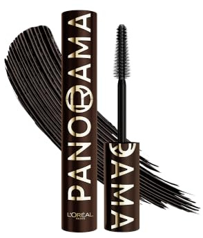 L'Oréal Paris - Mascara Volume Millions de Cils - Regard Panoramique & Cils Démultipliés - Formule Ultra-Flexible - Sans Paquets - Panorama Chromatic - Teinte : Brun Leather