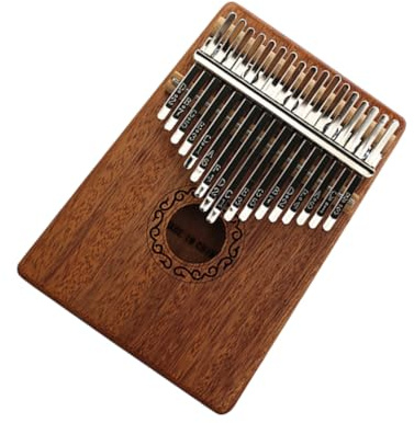 TOYANDONA Vintage Kalimba aus Akazienholz Daumenklavier für Anfänger Fingerklavierinstrument Einfach zu Spielen Tragbar für Musik Überall