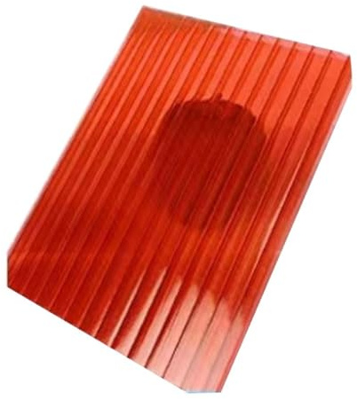 YCOVSFP Pannelli in Policarbonato A Doppia Parete da 24 Pezzi, Pannelli di Ricambio for Serre con Tetto Trasparente for Tutte Le Stagioni, for E Gazebo Esterno(Red,100X50cm-6mm)