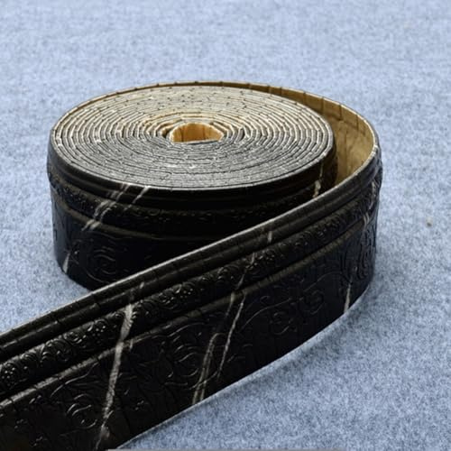 Homeponnew Bandes décoratives pour plinthe murale, 10 m x 10 cm, en mousse de coton pour décoration d'intérieur, imperméable, résistante à l'humidité, autocollante, à décoller et à coller