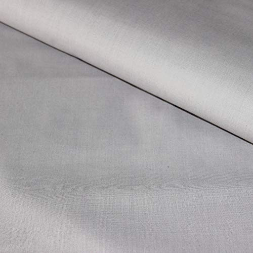 Pingianer 100% Baumwolle Uni Einfarbig Baumwollstoff Kinderstoff Meterware Handwerken Nähen Stoff (Dunkelgrau, 100x160cm (9,99€/m))
