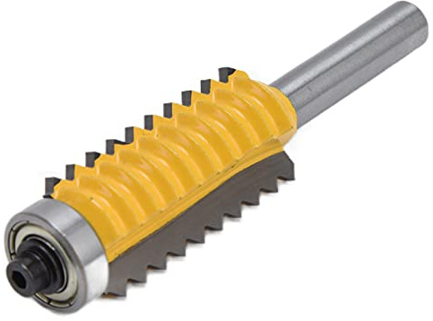 Verleimfräser, 8x55 mm Fräser Für Oberfräse Keilzinken Leimfräser mit 4 Schnittlängen und 8 mm Griffgröße für Möbelbau und DIY-Projekte