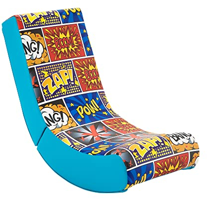 X Rocker Video Rocker Kinder Gaming Bodensessel - Comic Cartoon Edition