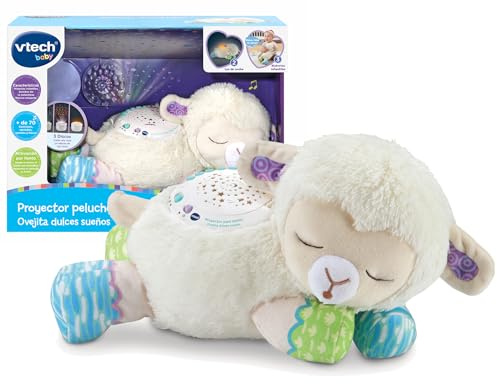 VTech Plüschprojektor für Babys, Schaf, süße Träume, Spielzeug für Babys ab 0 Monaten, ESP Version