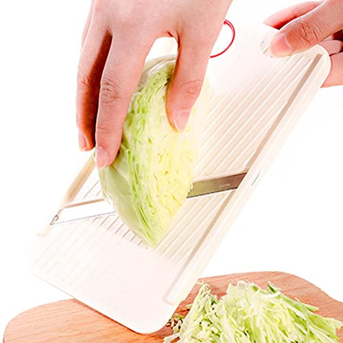 GIMOCOOL Manual Vegetable Slicer,Portable Vegetable Cutter - Vegetable Cutter Kitchen Tools, Kitchen Multifunction Vegetable Fruit Grater Slicer Peeler Shredder for Cucumber Cabbage Carrot Radish