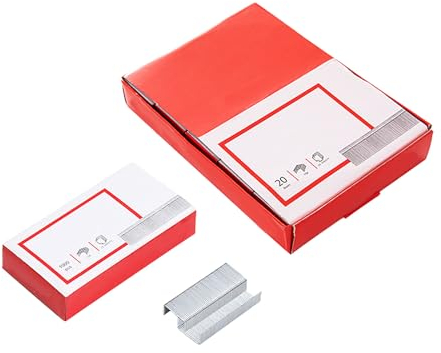 Dekaim 1 Box Nr. 10 Heftklammer, 1000 Stück Pro Box, Schnelles Heften, Glätten, Galvanisiertes Metall, Mini-Heftklammer Für Desktop-Heftgeräte