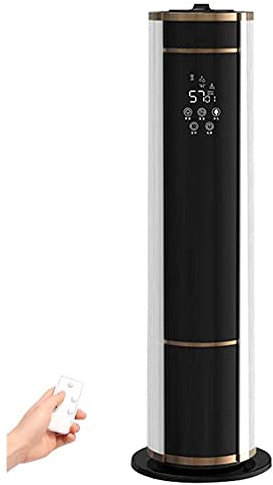 FFTSH Humidificador Industrial, Dormitorio Comercial, Niebla fría, Tubo de pulverización extendido y Pantalla LED, de pie, Gran Capacidad, 9 litros, sincronización, purificador de Aire silencioso