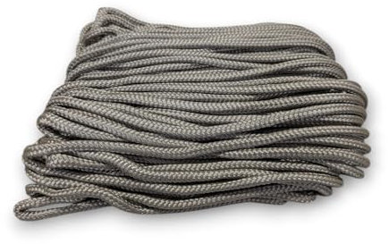 BricoShopping Corde pour rideaux vénitiens 20 m cordon 3 mm de rechange pour tringles à rideaux résistants intérieurs et extérieurs, accessoire anti-UV, robuste et flexible, fabriquée en Italie (gris)