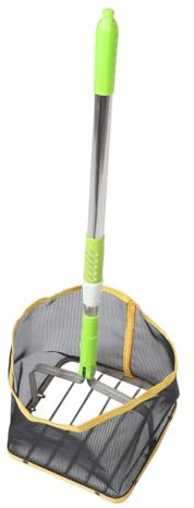 DINHEAROM Tischtennisballsammler Mit Ausziehbarem Griff Großer Kapazität Für Ballsammeln Tragbar Und Leicht Zu Verstauen Effizientes Sammeln Von Bällen Für Außenbereich