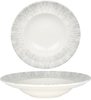 Bonna Plato de pasta - Iris - Porcelana - 27 cm (400cc) - juego de 2