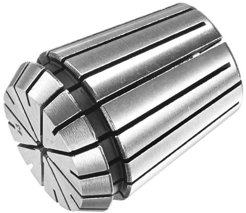 M METERXITY ER32 Spring Collet, 40Cr Steel Spring Collet Chuck 4mm Clamping Diameter for CNC Engraving Machine/Lathe Milling Tool [Silver,1.6x1.3/ 40x33mm]
