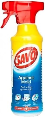 Savo Mould & Mildew Remover Spray 500ml for Walls Tiles Silicone Seals