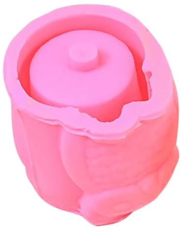 Hemobllo Molde de Silicona Reutilizable Diseño Creativo para Maceta y Detallado de Búho para DIY y Decoración del Hogar