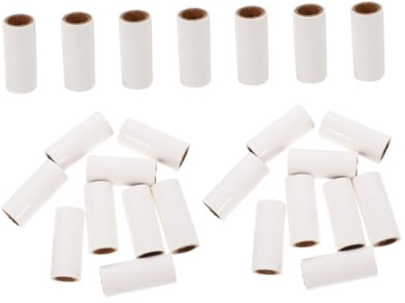 PENIKOKO 25pcs Extra Sticky Pet Lint Roller Refills Quick Replacement Mini Travel Fuzz Remover for Clothes Furniture Carpets Cat Dog Hair Cleaning