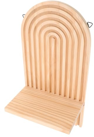 DOITOOL Candelabro de Pared de Madera Bohemio Candelabro de Pared Minimalista para Aromaterapia para Sala de Estar