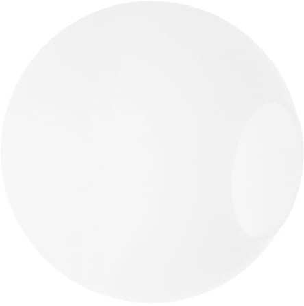 Pantalla de Lámpara Esférica de Vidrio Esmerilado 42mm Color Leche | Tulipa Lampara Techo, Cubierta de Lámpara de Techo, Fácil de Instalar y Retirar