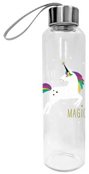 Glasflasche 550ml Einhorn